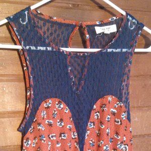 Lola Rae Sleeveless Floral Dress